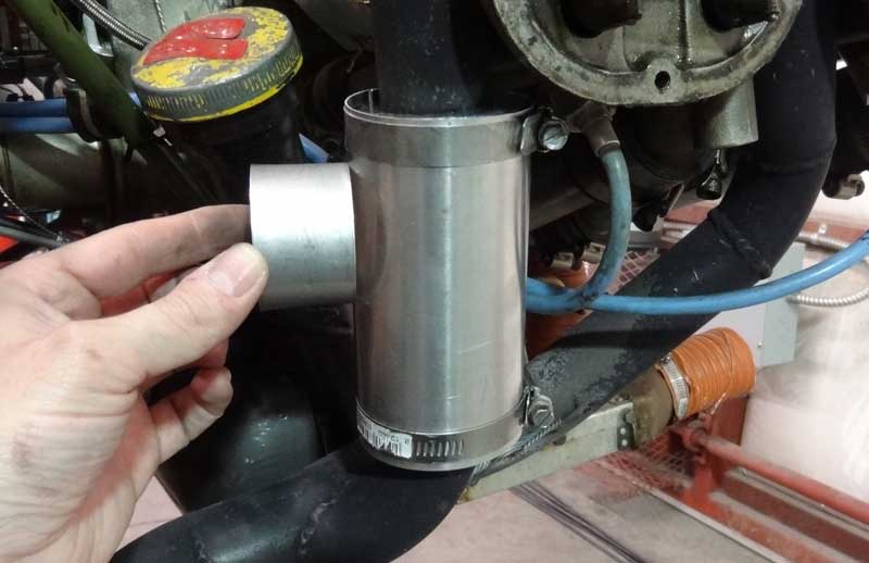 experimental aircraft heat muff